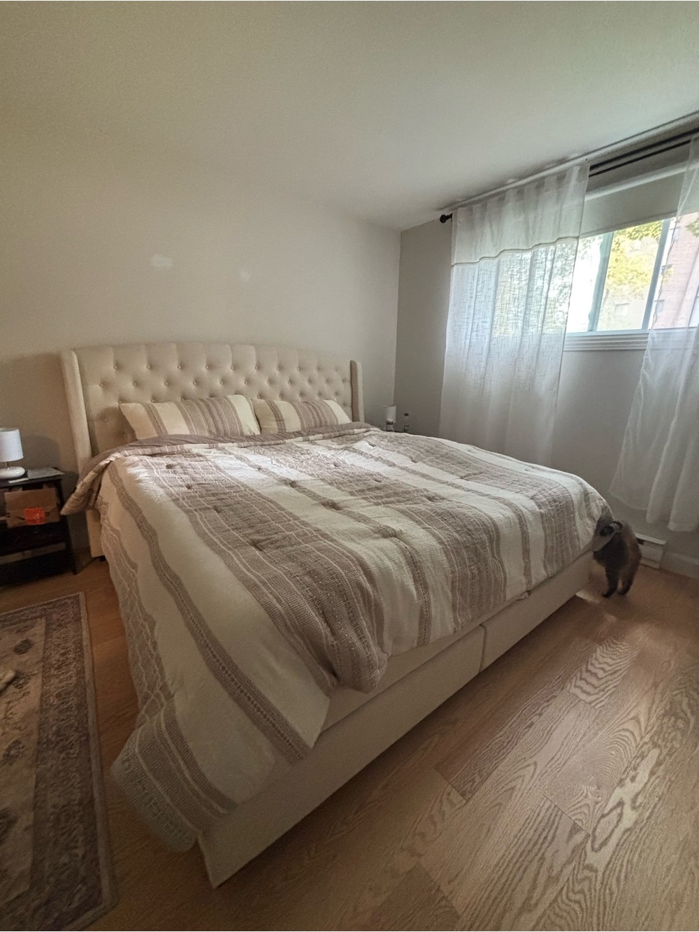 Luxury Cream and Taupe Striped Duvet Cover Set - Neutral Bedding